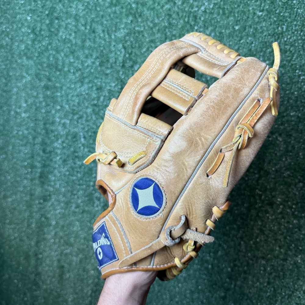Spalding Dwight Gooden RHT Baseball Glove Mitt 42-855 Top Grain Leather - Picture 7 of 11